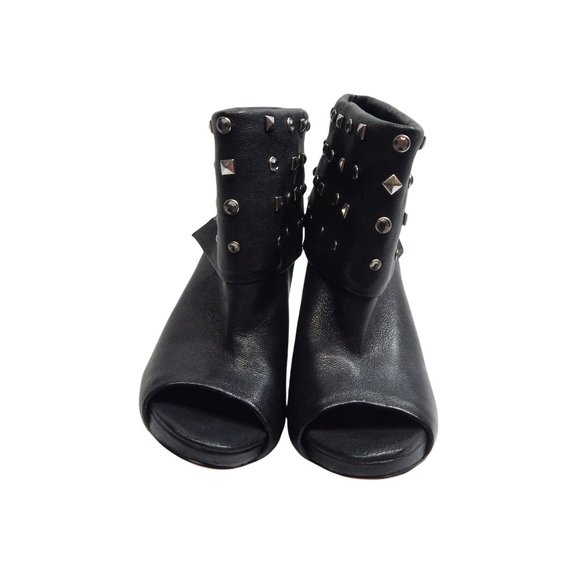 Vince Camuto Womens Black Open Toe Stilettos With Spikes Size 6.5B - Picture 2 of 12